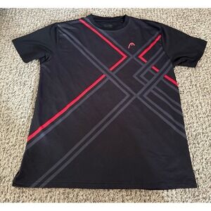 Head Men's Black Tennis‎ Shirt Size XL